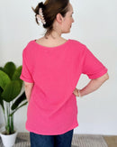 Herzlein® Musselin Tunika in Pink
