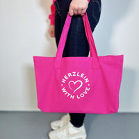 Herzlein® Shopper Tasche in Pink