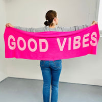 Herzlein® Schal "Good Vibes" in Pink - Rosa