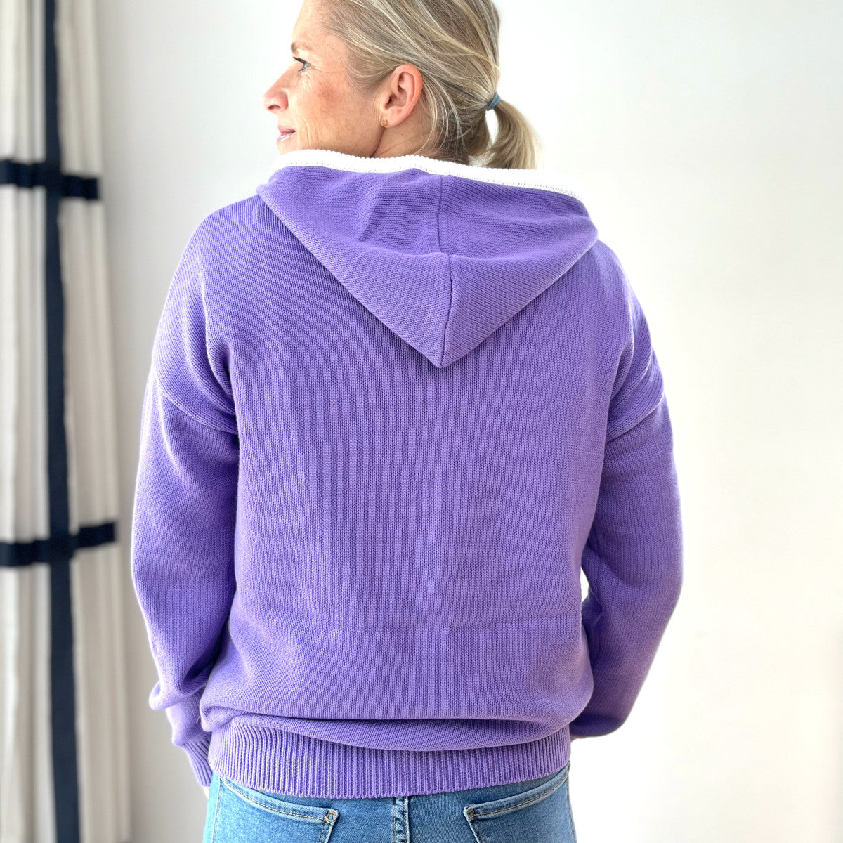 Herzlein® Strickjacke in Lavendel