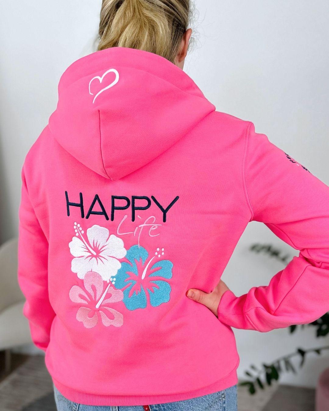 Herzlein_Sweatjacke_Happy_Life_in_Pink