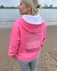 Herzlein® Sweatjacke "Sunshine on my Mind" in Pink