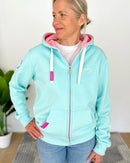 Herzlein® Sweatjacke "Herzchen" in Mint