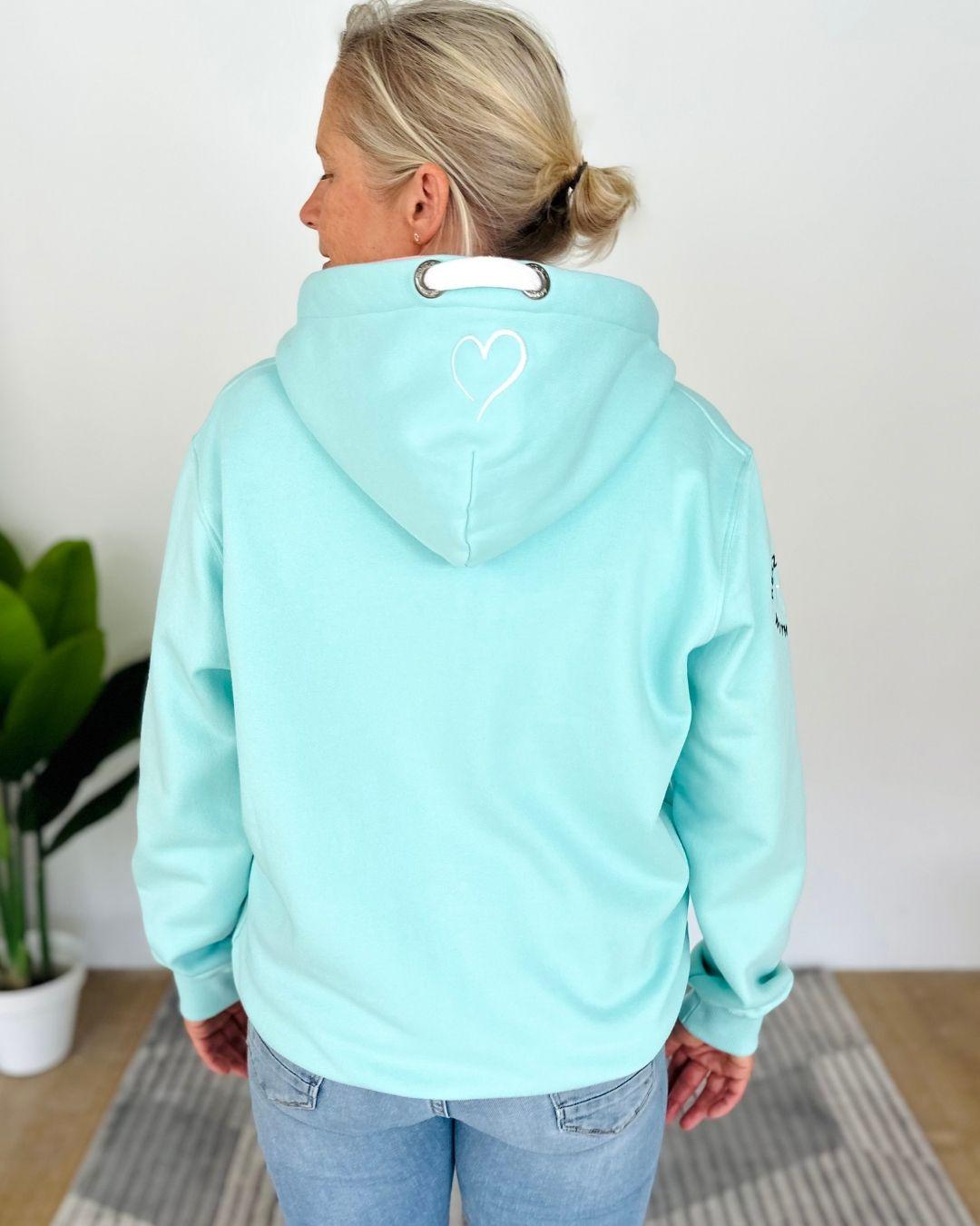 Herzlein® Sweatjacke "Herzchen" in Mint