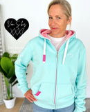 Herzlein® Sweatjacke "Herzchen" in Mint