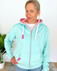 Herzlein® Sweatjacke "Herzchen" in Mint