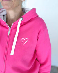Herzlein® Sweatjacke "Herzchen" in Pink
