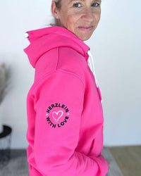 Herzlein® Sweatjacke "Herzchen" in Pink