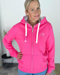 Herzlein® Sweatjacke "Herzchen" in Pink