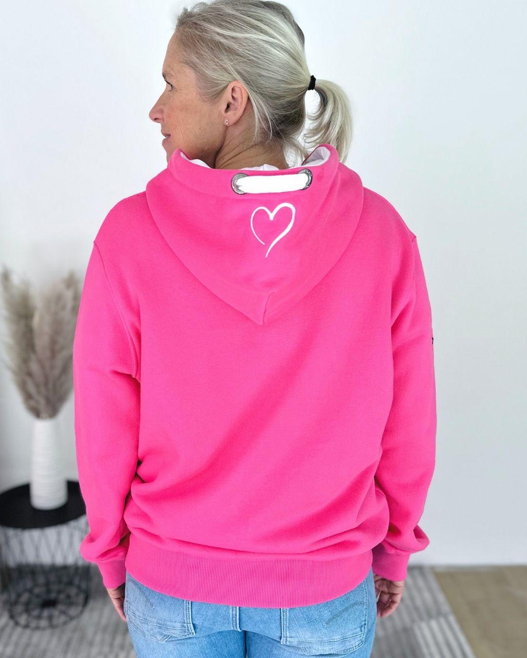 Herzlein® Sweatjacke "Herzchen" in Pink