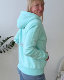 Herzlein® Sweatjacke "Hello Sunshine" in Mint