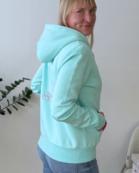Herzlein® Sweatjacke "Hello Sunshine" in Mint