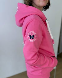 Herzlein® Sweatjacke "Sunshine on my Mind" in Pink