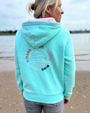 Herzlein® Sweatjacke "Strand Meer Sonne" in Mint
