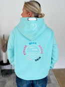 Herzlein® Sweatjacke "Strand Meer Sonne" in Mint