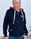 Herzlein_Sweatjacke_Strand_Meer_Sonne_in_Navy