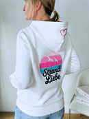 Herzlein® Sweatjacke "Strandliebe" in Weiß