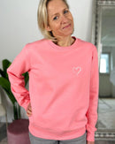Herzlein® Sweatshirt "Herzchen" in Coral