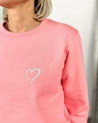Herzlein® Sweatshirt "Herzchen" in Coral