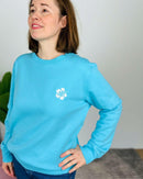 Herzlein_Sweatshirt_Hibiskus_in_Himmelblau