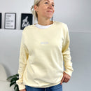 Herzlein® Sweatshirt "NICE" in Vanille