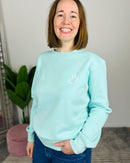 Herzlein® Sweatshirt "`Smiley" Mint