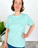 Herzlein® T-Shirt "3 Herzchen-Stick" in Mint