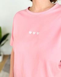 Herzlein® T-Shirt "3 Herzchen" in Rosa
