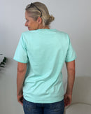 Herzlein® T-Shirt "Butterfly" in Mint