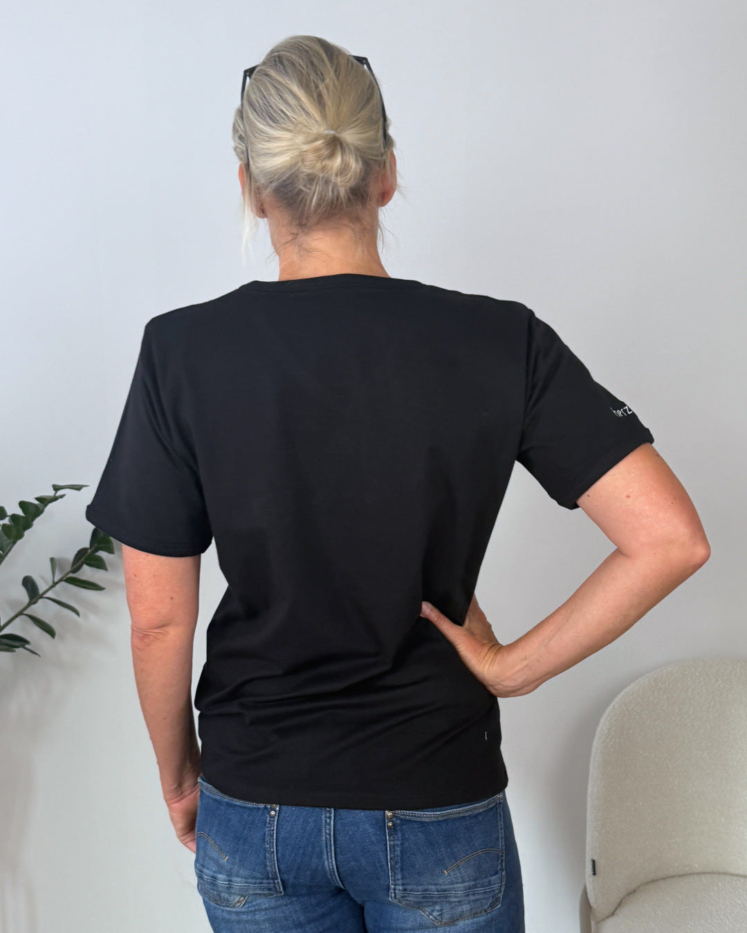 Herzlein® T-Shirt "Butterfly" in Schwarz