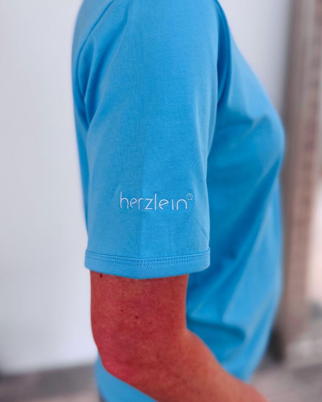 Herzlein® T-Shirt "Butterfly" in Himmelblau