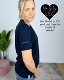 Herzlein® T-Shirt "Butterfly" in Navy