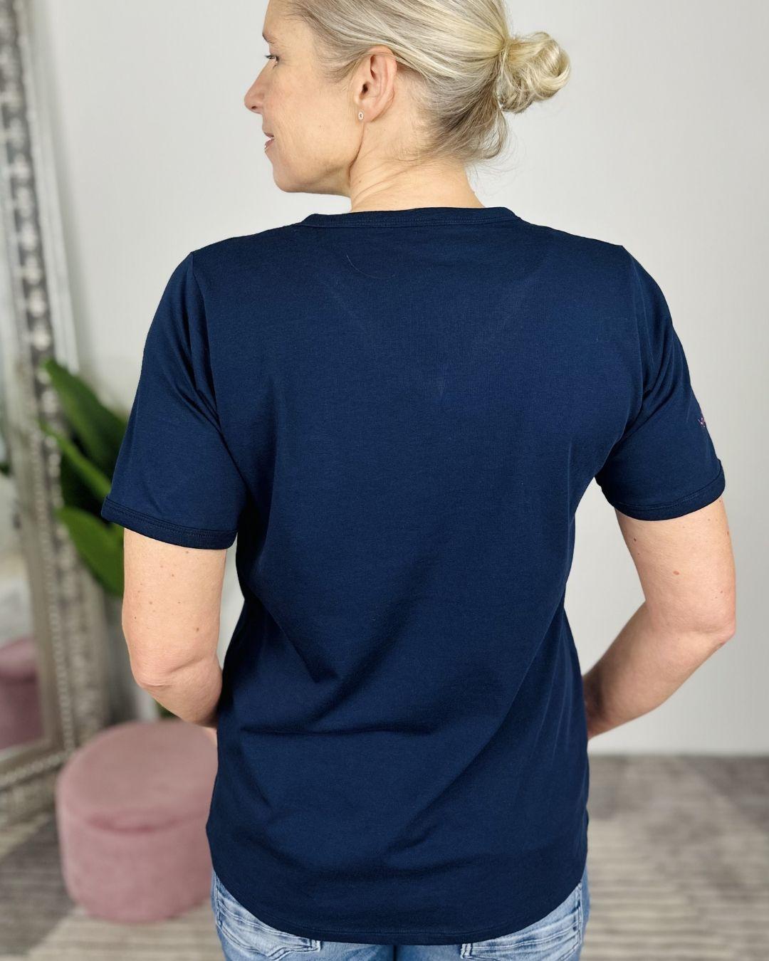 Herzlein® T-Shirt "Butterfly" in Navy