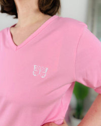 Herzlein® T-Shirt "Butterfly" in Rosa