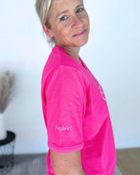 Herzlein® T-Shirt Drei Herzen in Pink