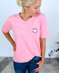 Herzlein_T-Shirt_Happy_Life_in_Coral