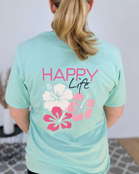 Herzlein® T-Shirt "Happy Life" in Mint