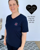 Herzlein® T-Shirt "Happy Life" in Navy