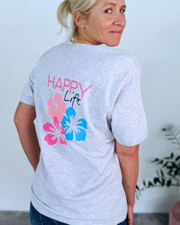 Herzlein_T-Shirt_Happy_Life_in_meliertem_Grau