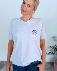 Herzlein_T-Shirt_Happy_Life_in_meliertem_Grau