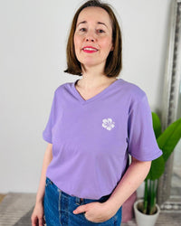 Herzlein_T-Shirt_Hibiskus_in_Lavendel