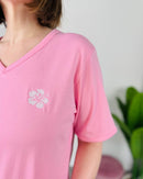 Herzlein_T-Shirt_Hibiskus_in_Rosa
