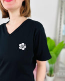 Herzlein_T-Shirt_Hibiskus_in_Schwarz
