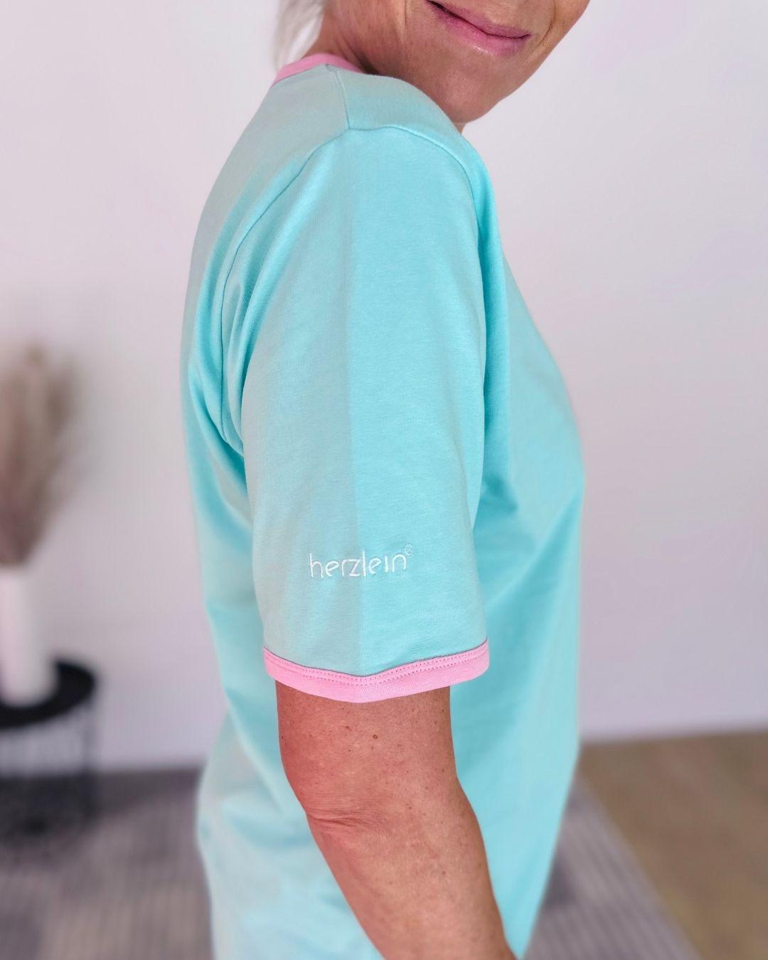 Herzlein® T-Shirt "Rainbow" in Mint