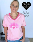 Herzlein® T-Shirt "Rainbow" in Rosa