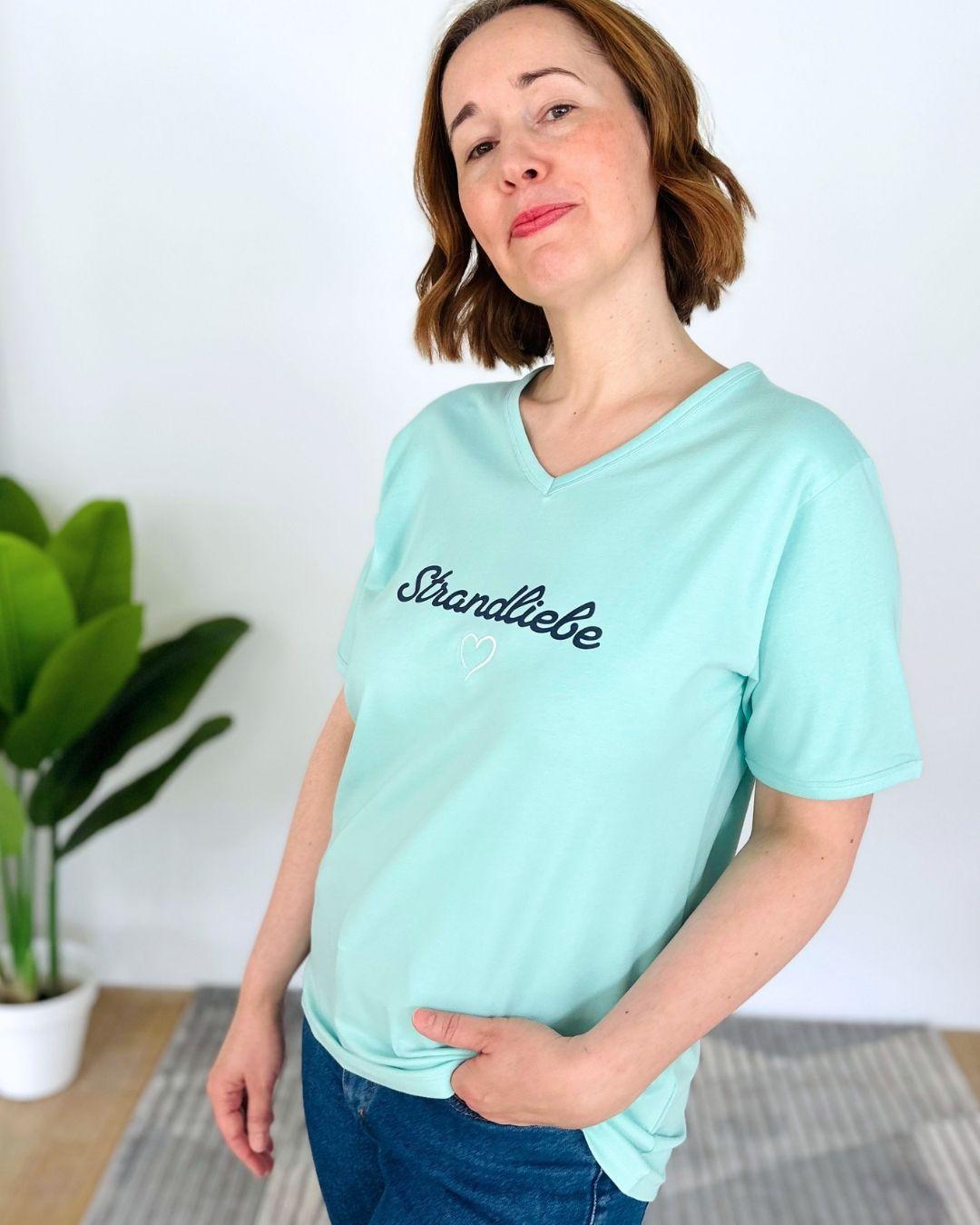 Herzlein® T-Shirt "Strandliebe" in Mint