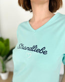 Herzlein® T-Shirt "Strandliebe" in Mint