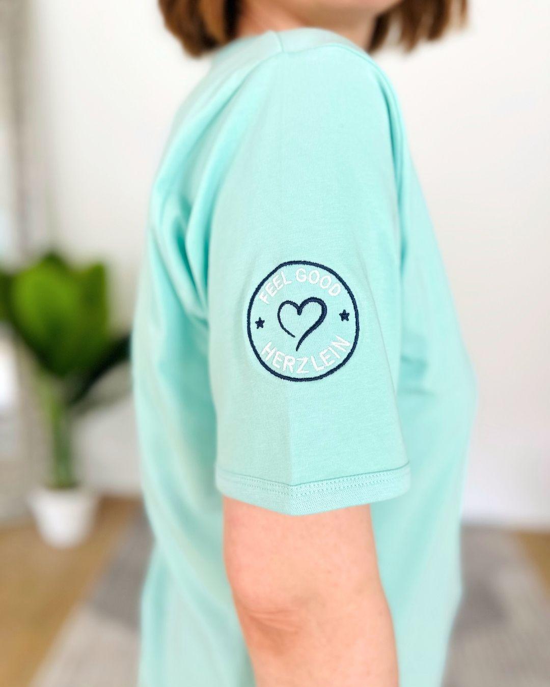 Herzlein® T-Shirt "Strandliebe" in Mint