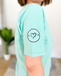 Herzlein® T-Shirt "Strandliebe" in Mint