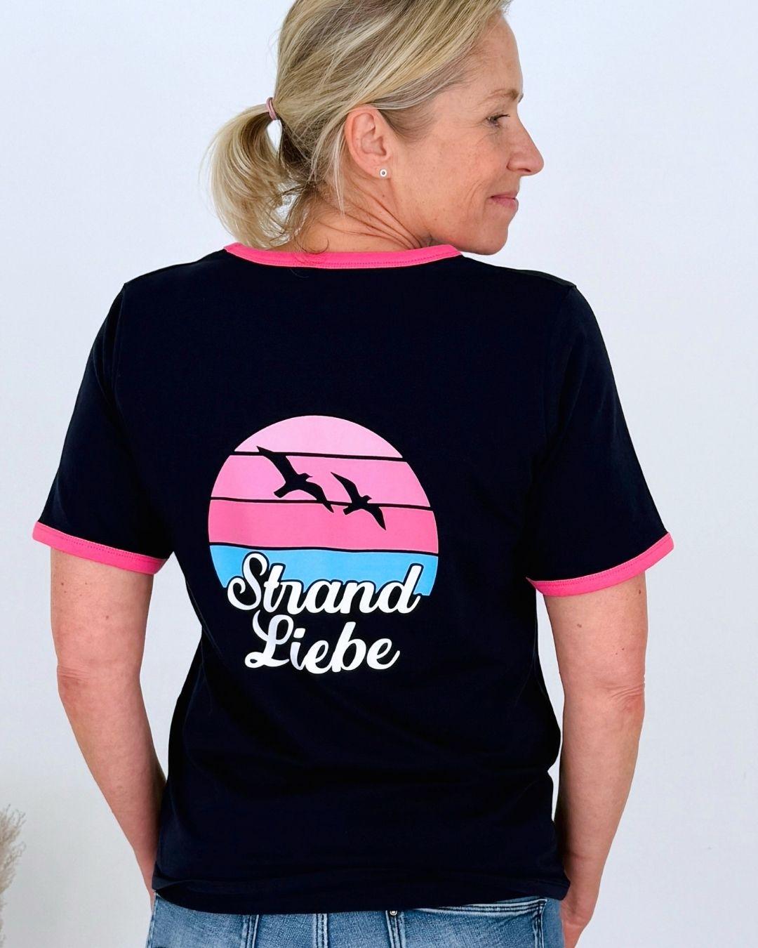 Herzlein® T-Shirt "Strandliebe" in Navy